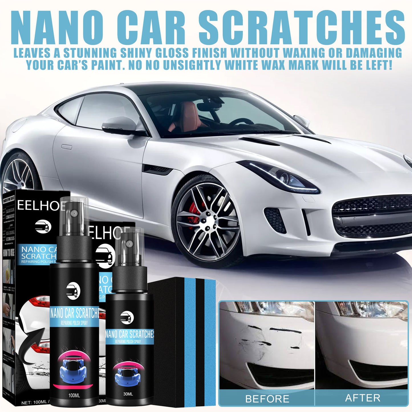 Car Scratch Repair Maintenance Spray To Remove Oxide Layer