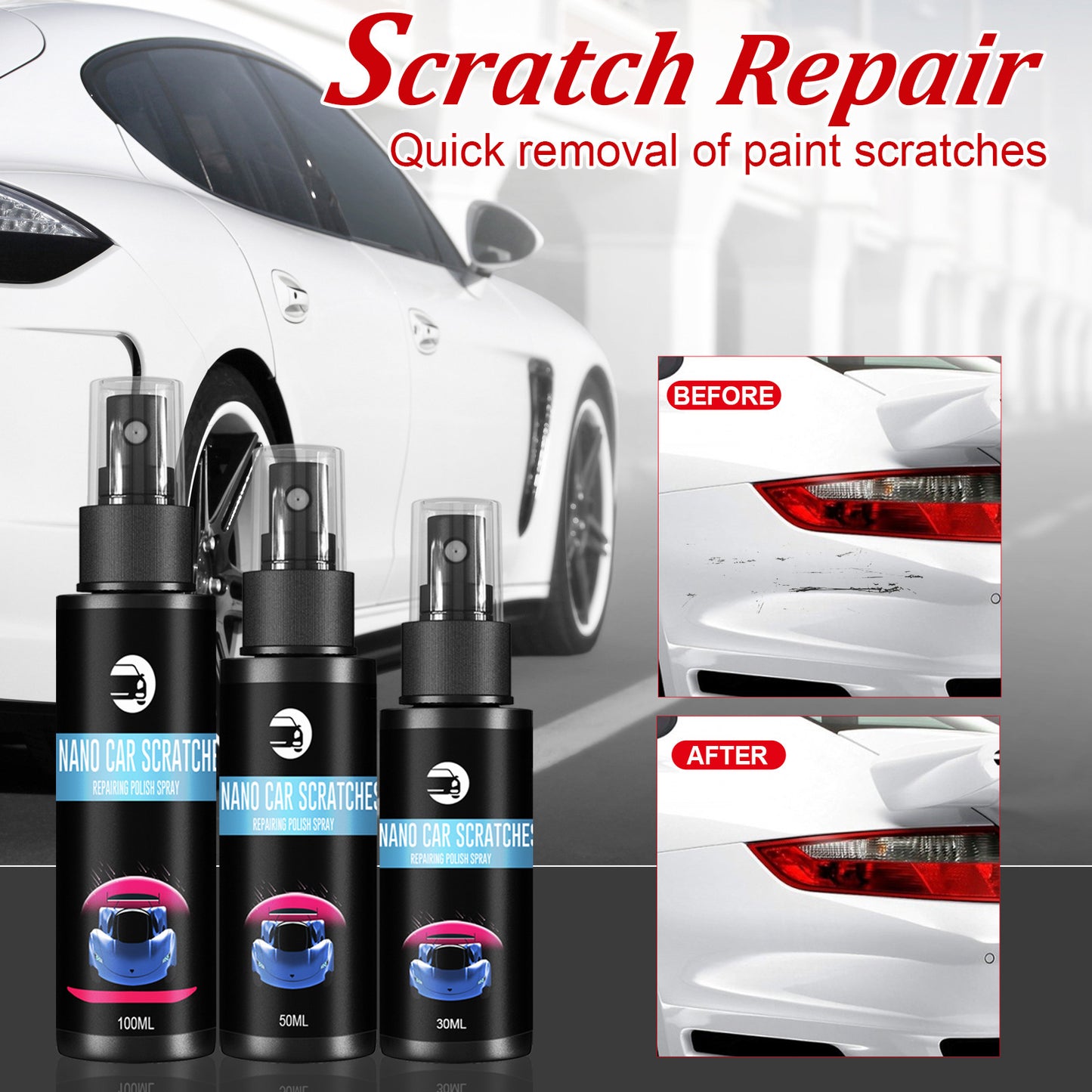 Car Scratch Repair Maintenance Spray To Remove Oxide Layer