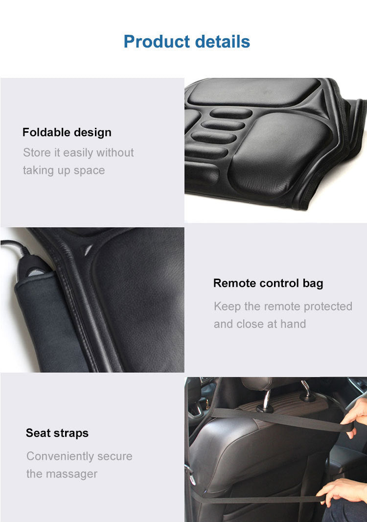 Vehicle Vibration Heating Airbag Multifunctional Massage Pad