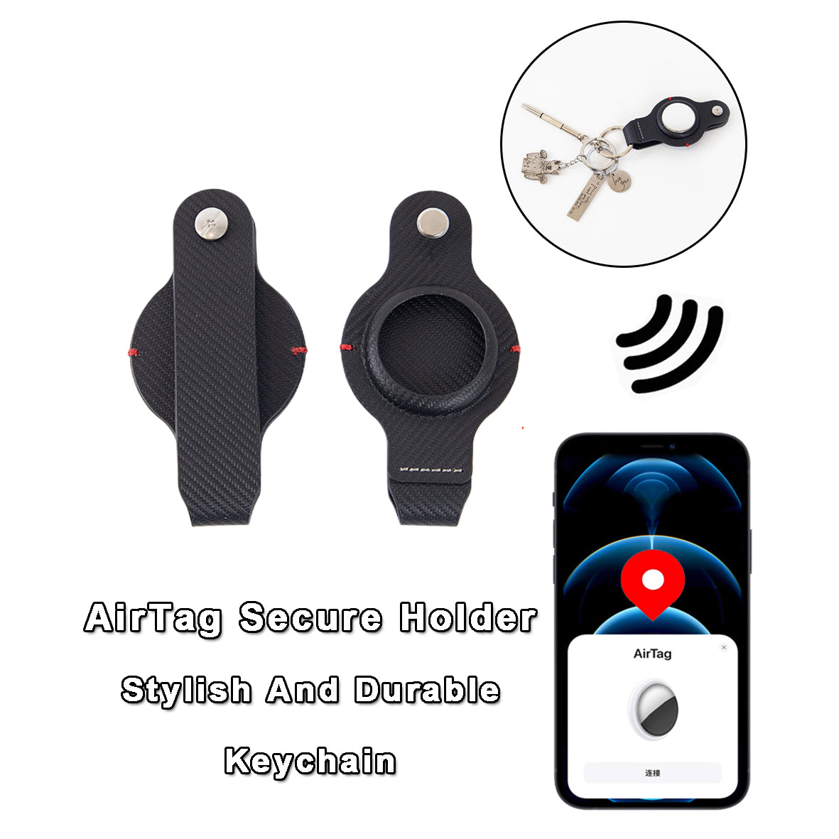 EzyKeyz™ - Smart AirTag Key chain